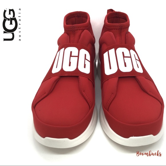 Ugg Neutra Red Chunky Sneakers - Picture 4 of 15
